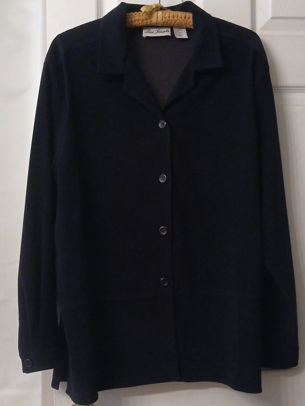 Black Button-Up Women's Jacket